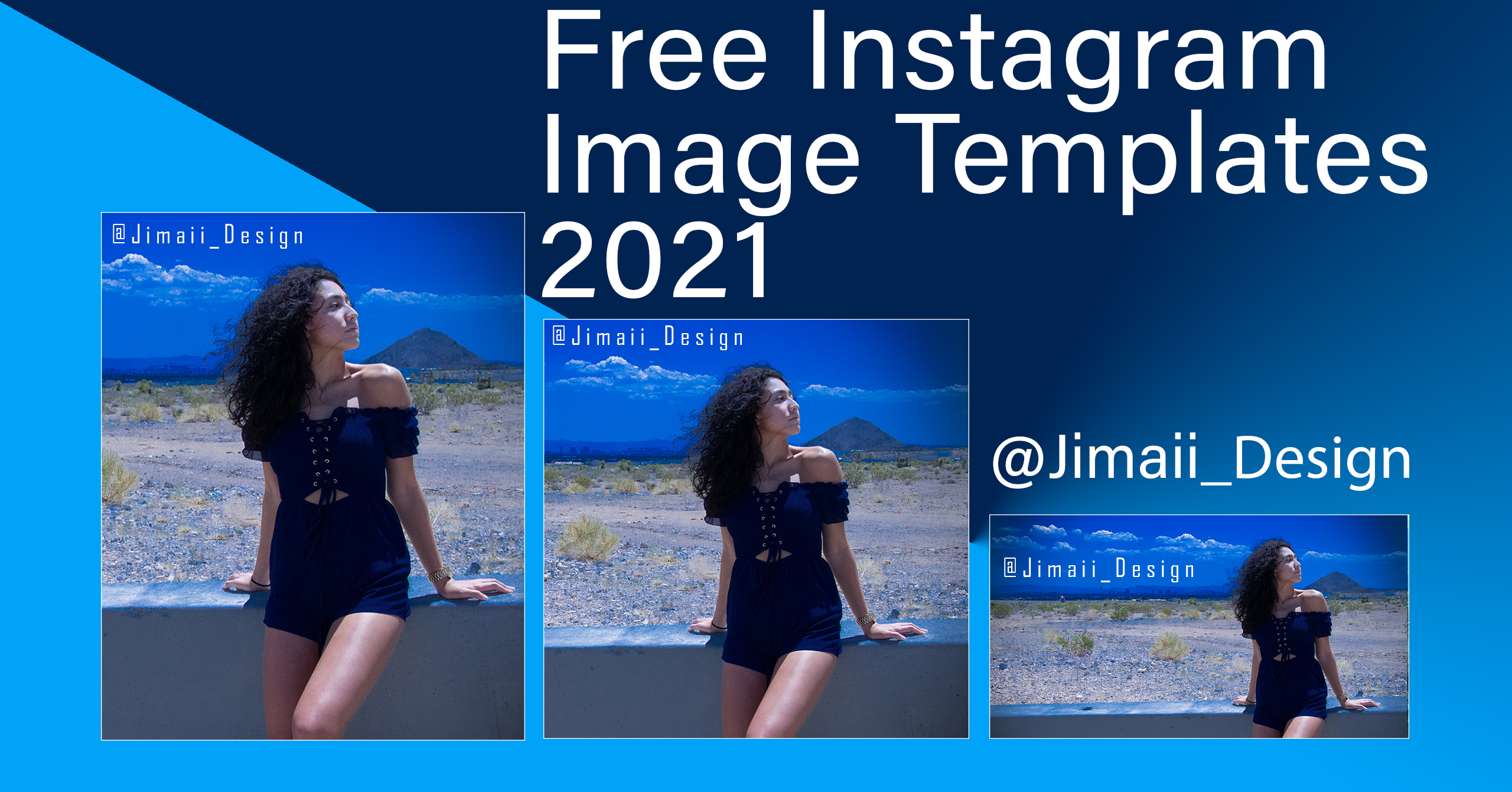 Free Instagram photo template by Jimaii Design