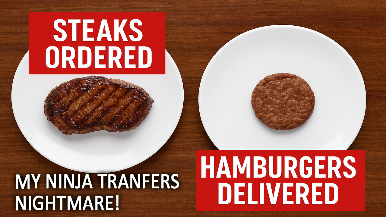 My Ninja Transfers Nightmare